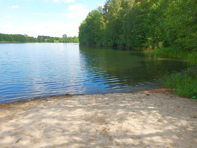 Jezioro Piekiełko - plaża